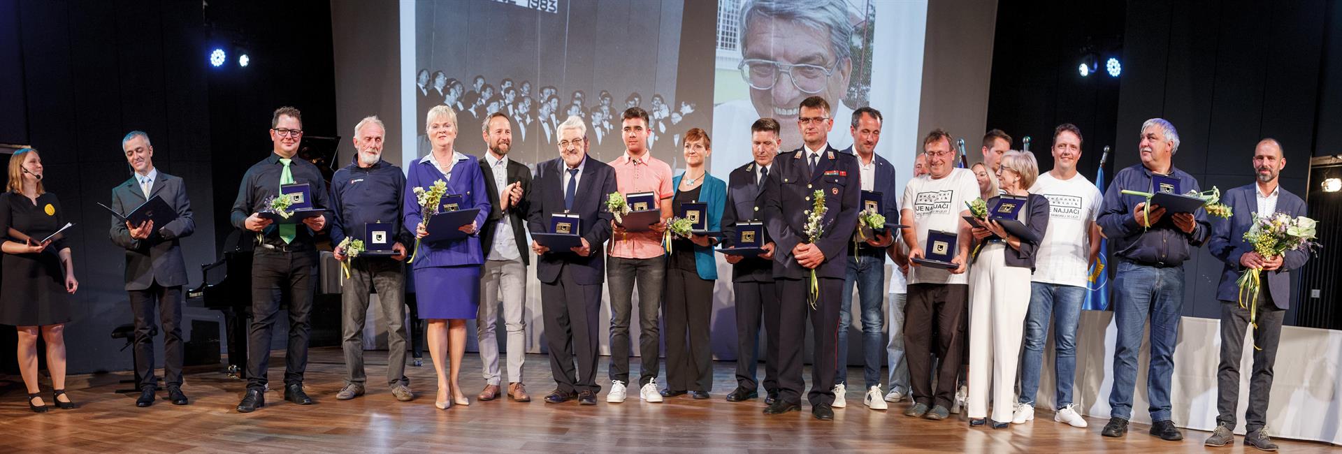 Častni občan Dimitrij Grlj in prejemniki občinskih priznanj 2024